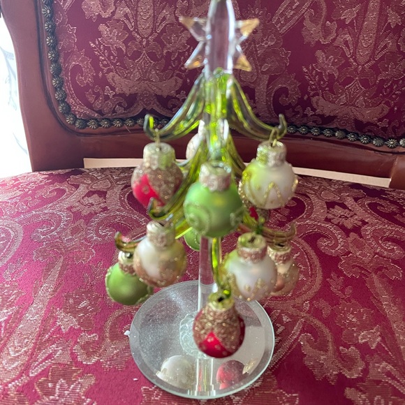 Glass Christmas Tree - Picture 2 of 2